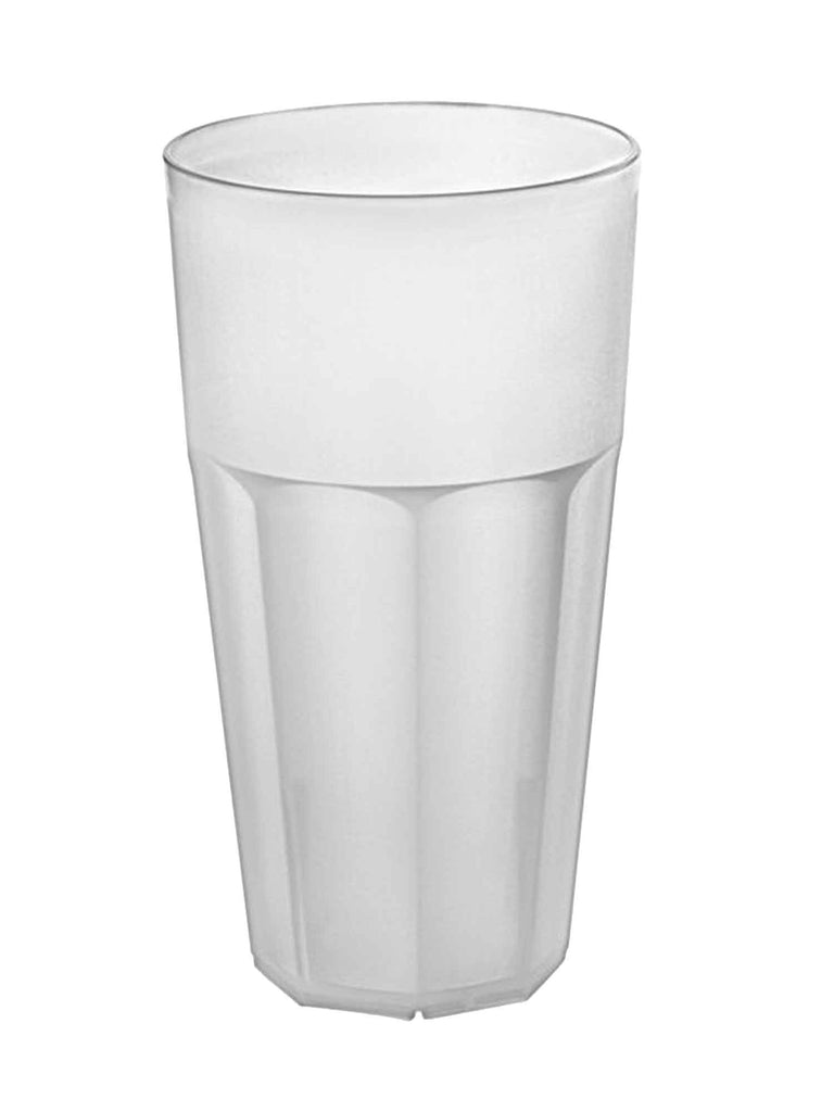 To Go Kaffeebecher / Cocktailbecher, Mehrweg, PP, 400ml, gefrostet