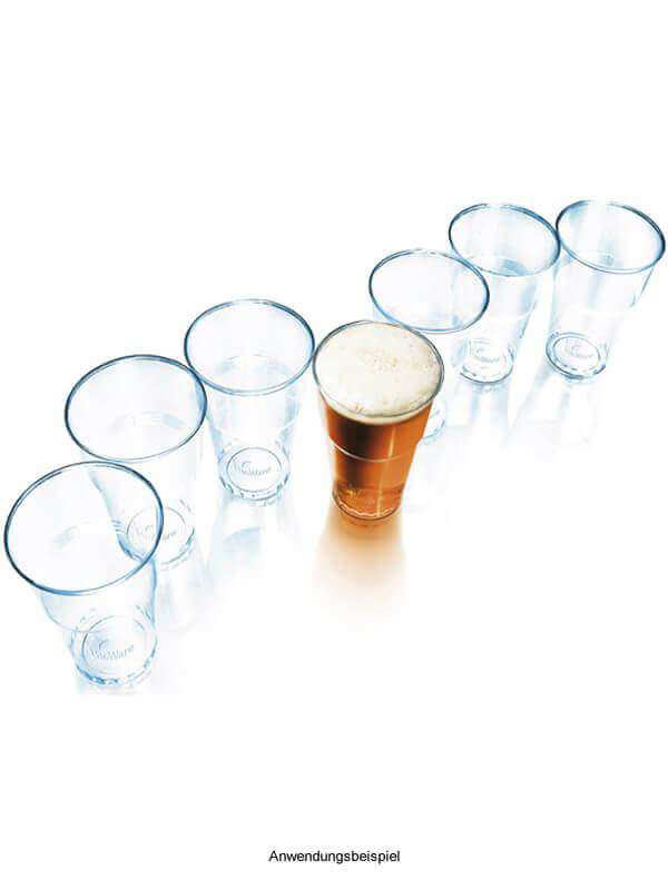 Ausschankbecher aus PLA, klar, 400ml (800 Stk.)