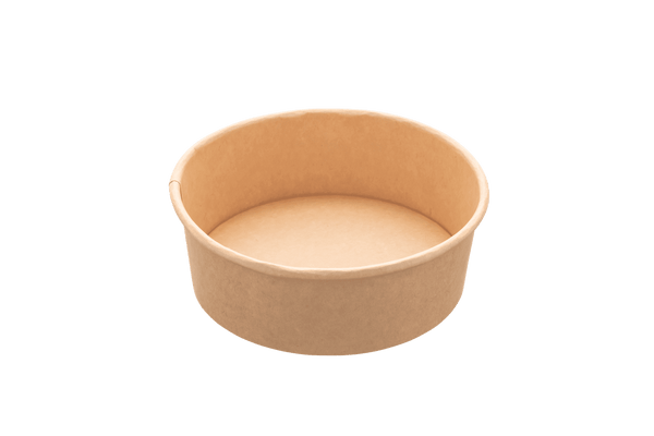 Kartonschale, braun, 1000/1300ml, rund, 185mm