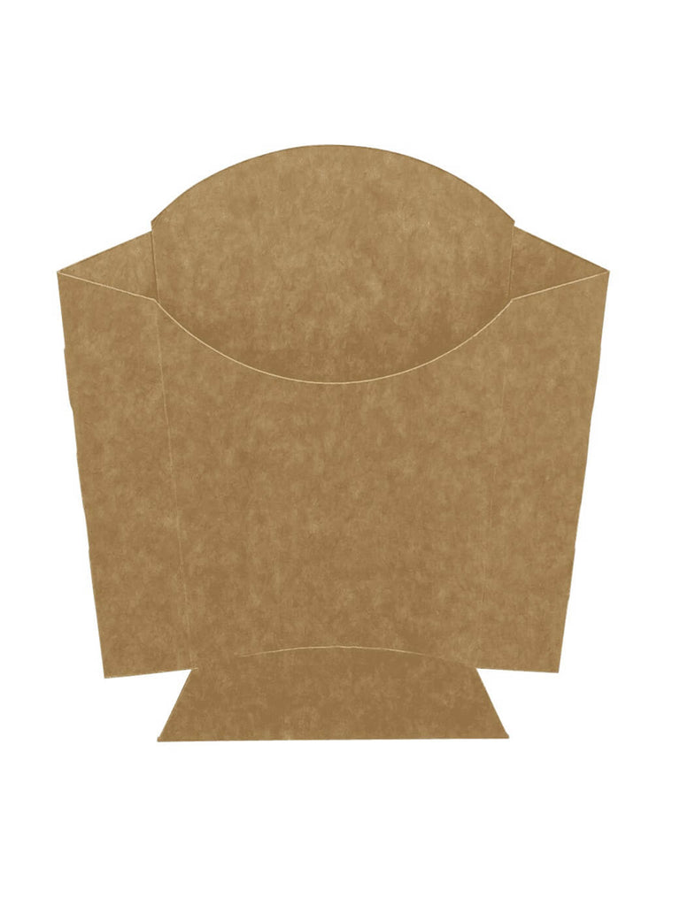 Pommes Tasche Kraftpapier, braun