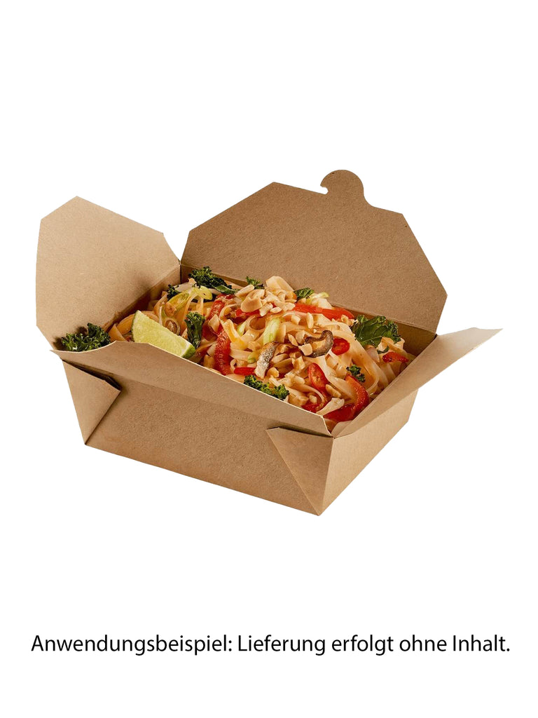 Multi-Food Box, Kraft, 1600ml, braun