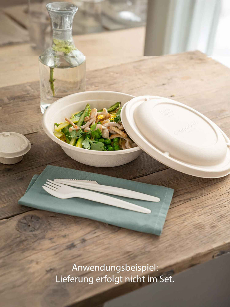 Papiergabel, 170mm, weiß