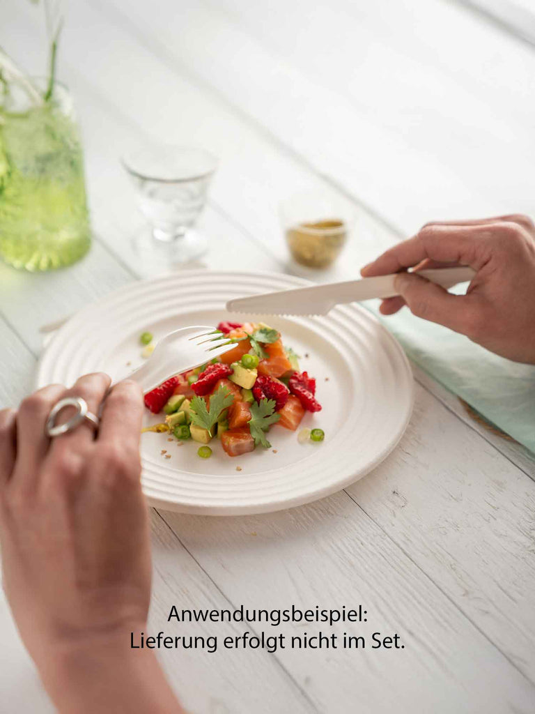 Papiergabel, 170mm, weiß