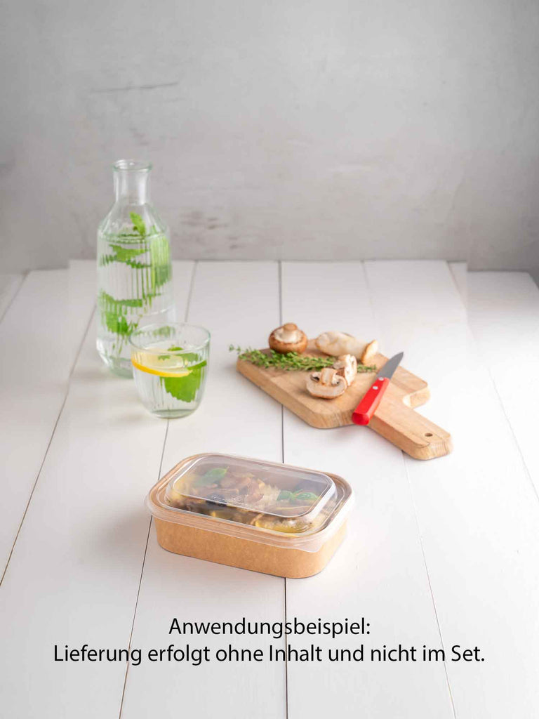 Deckel, RPET, klar, rechteckig, 172x120mm