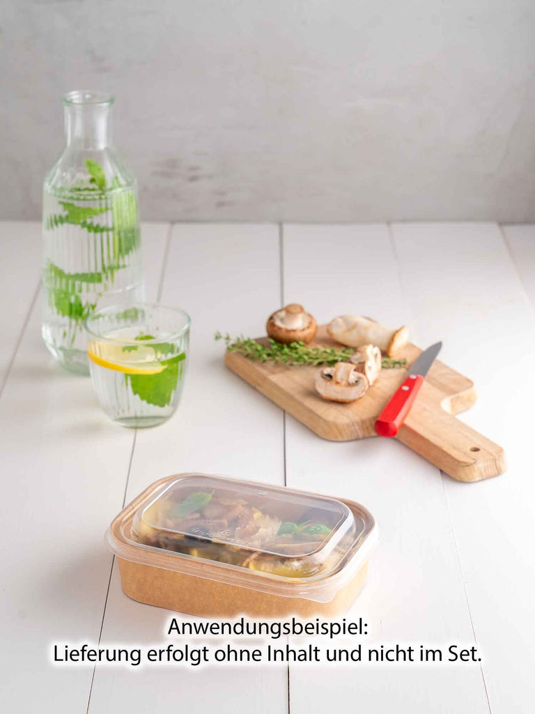 Deckel, RPET, klar, rechteckig, 172x120mm