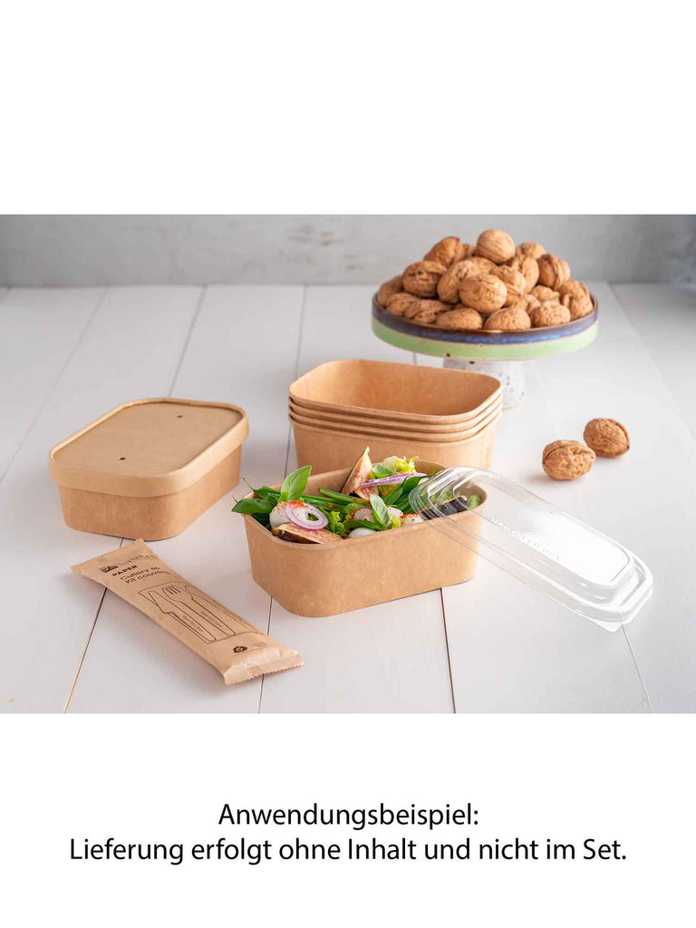 Deckel, RPET, klar, rechteckig, 172x120mm