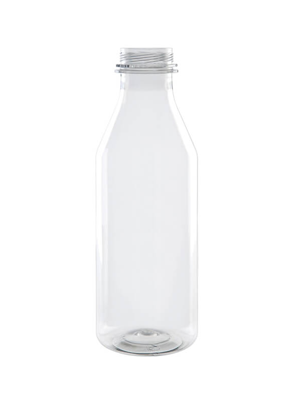 Smoothie Flasche, RPET, klar, 500ml, mit Deckel (198 Stk.)