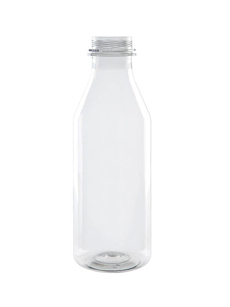 Smoothie Flasche, RPET, klar, 500ml, mit Deckel (198 Stk.)