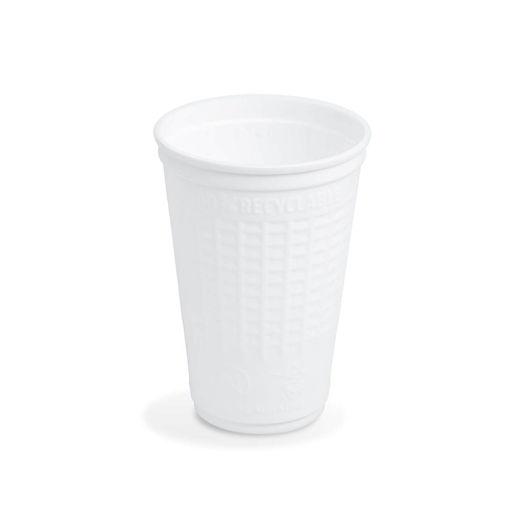 Glühweinbecher Einweg, XPP, 200/250ml, weiß