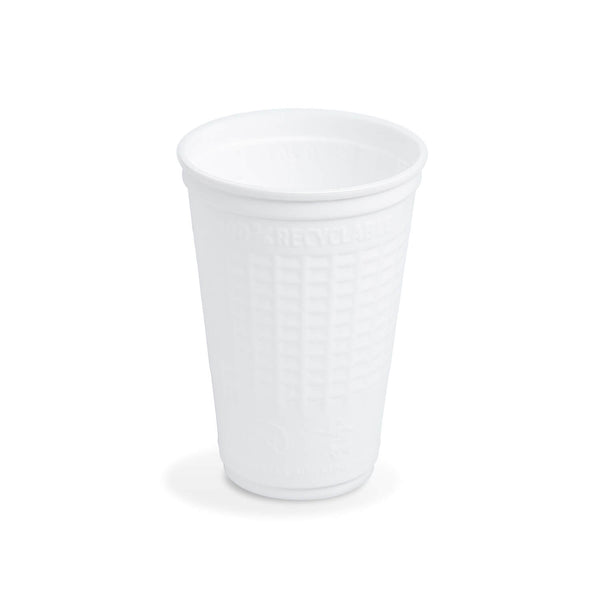 Glühweinbecher Einweg, XPP, 200/250ml, weiß