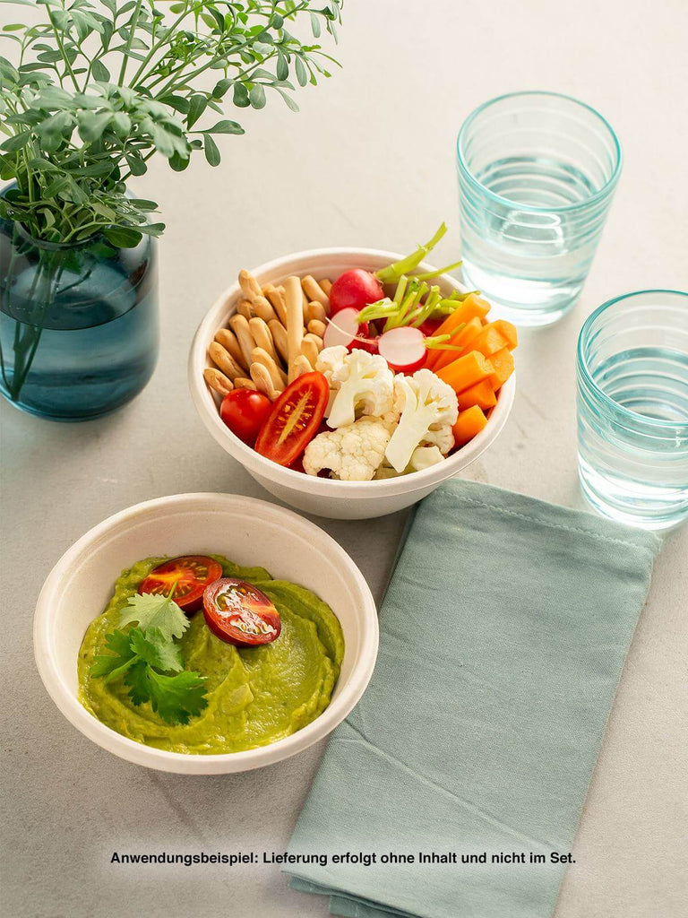 Schale "Buddha Bowl", Bagasse, rund, 500ml