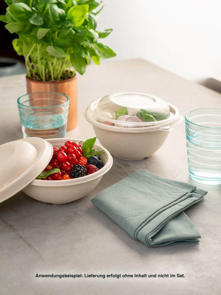 Schale "Buddha Bowl", Bagasse, rund, 500ml