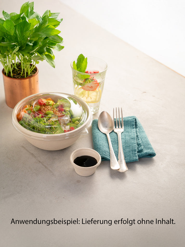 Schale "Buddha Bowl", Bagasse, rund, 375ml