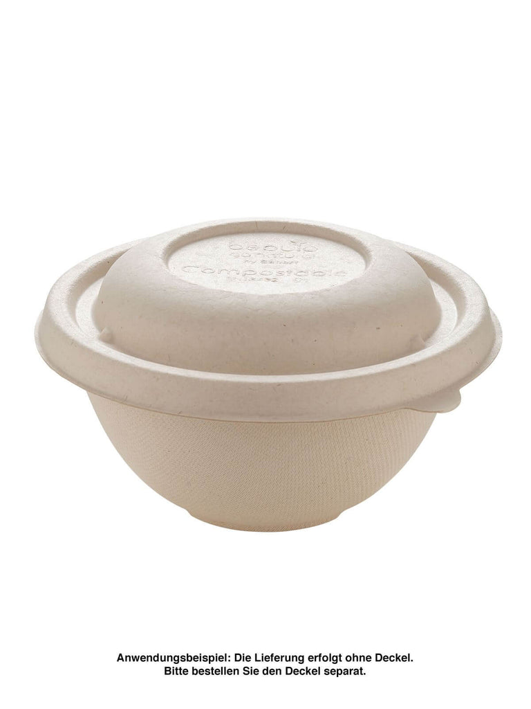 Schale "Buddha Bowl", Bagasse, rund, 500ml