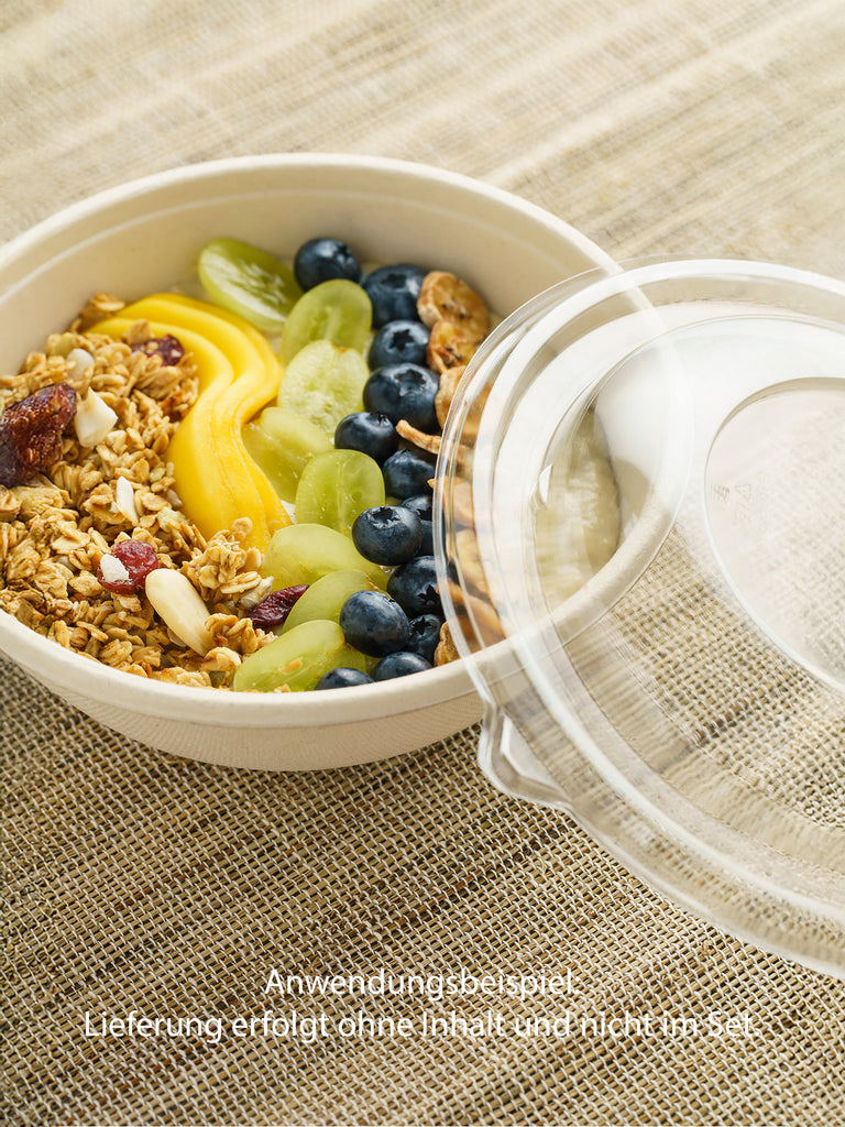 Schale "Buddha Bowl", Bagasse, rund, 750ml