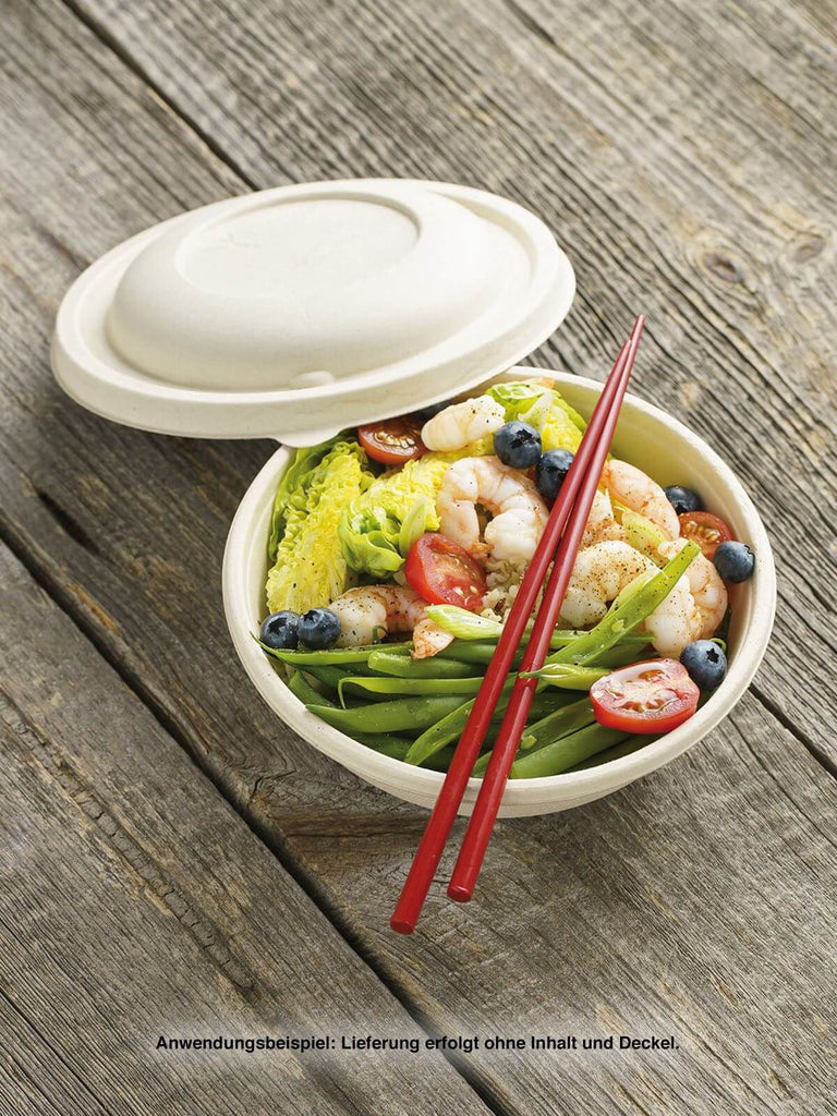 Schale "Buddha Bowl", Bagasse, rund, 750ml