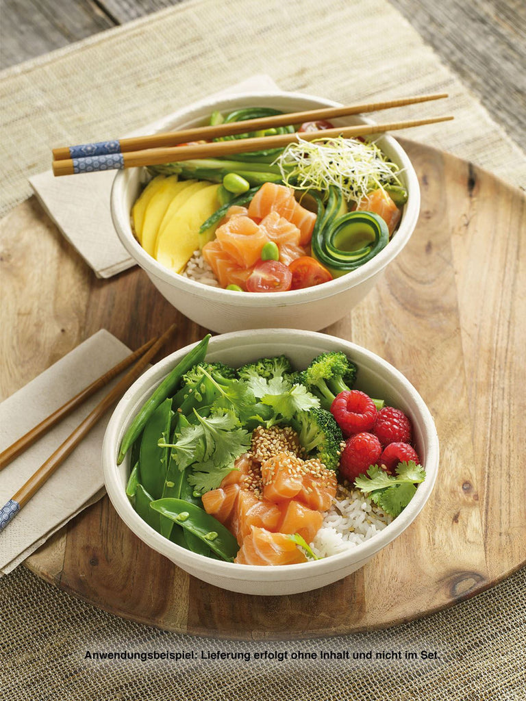 Schale "Buddha Bowl", Bagasse, rund, 1000ml