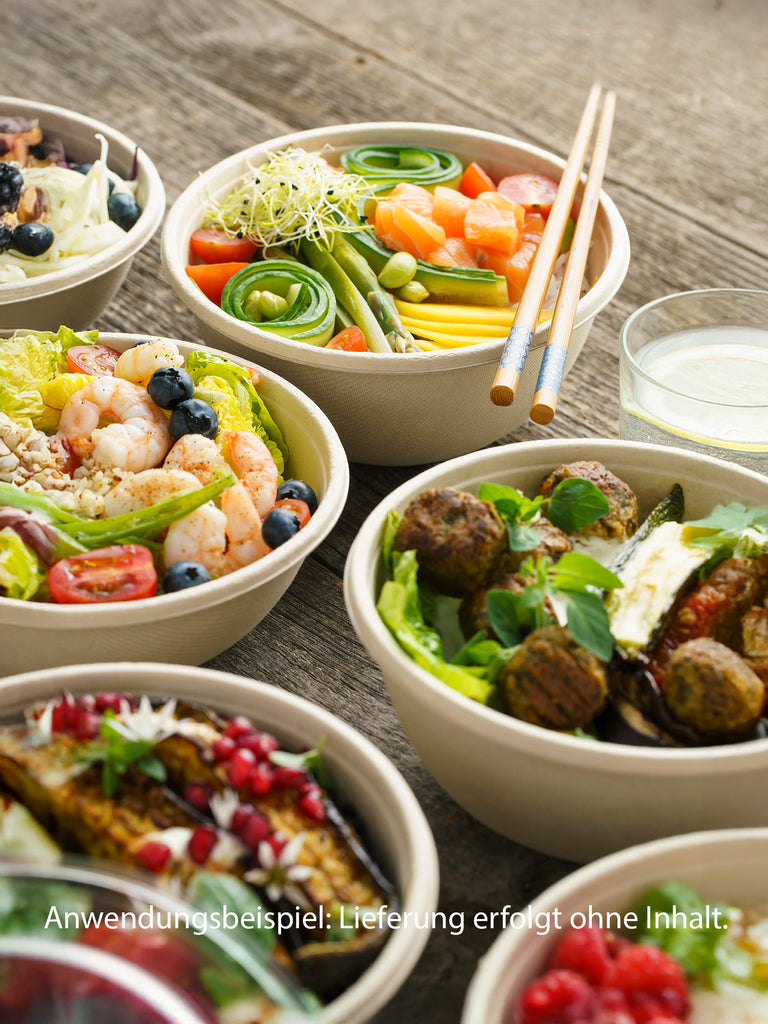 Schale "Buddha Bowl", Bagasse, rund, 1000ml