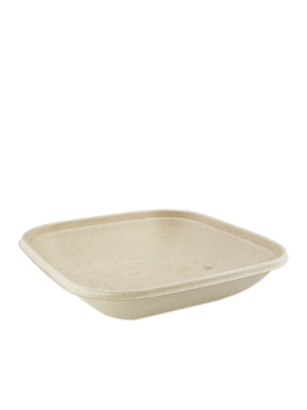 Schale "BePulp" m. PLA-Laminierung, quadratisch, 500ml