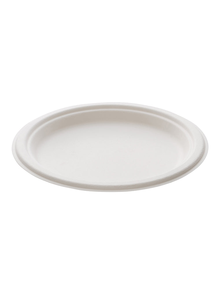 Teller, rund, Bagasse, 23 cm