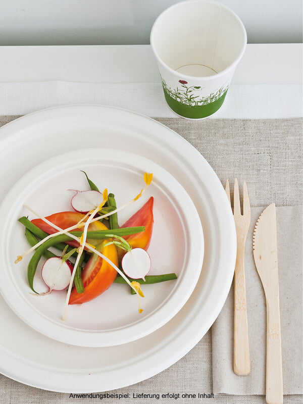 Teller, rund, Bagasse, 26cm