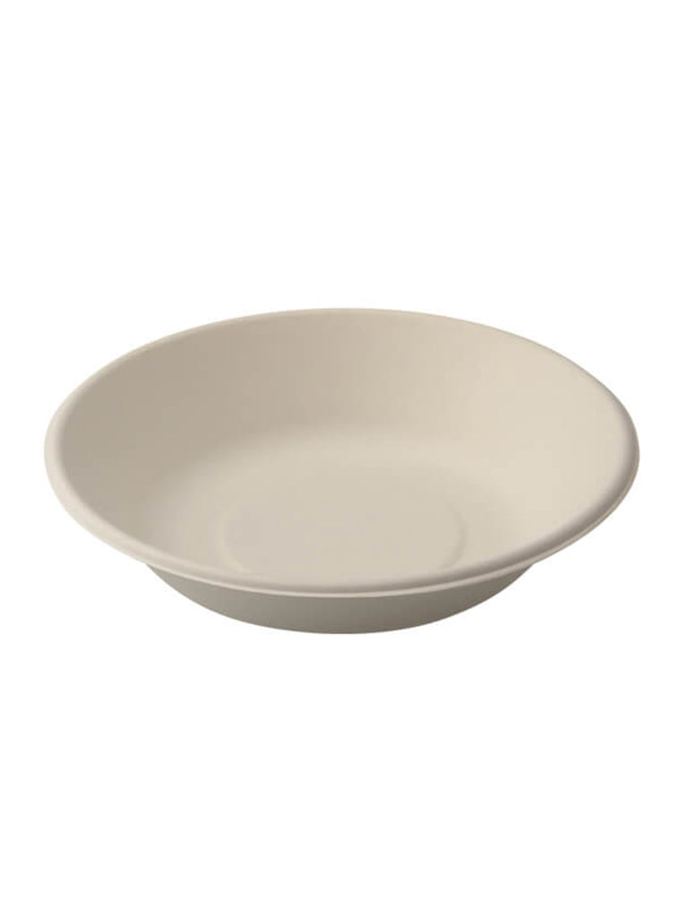 Tiefer Teller, rund, Bagasse, 18cm