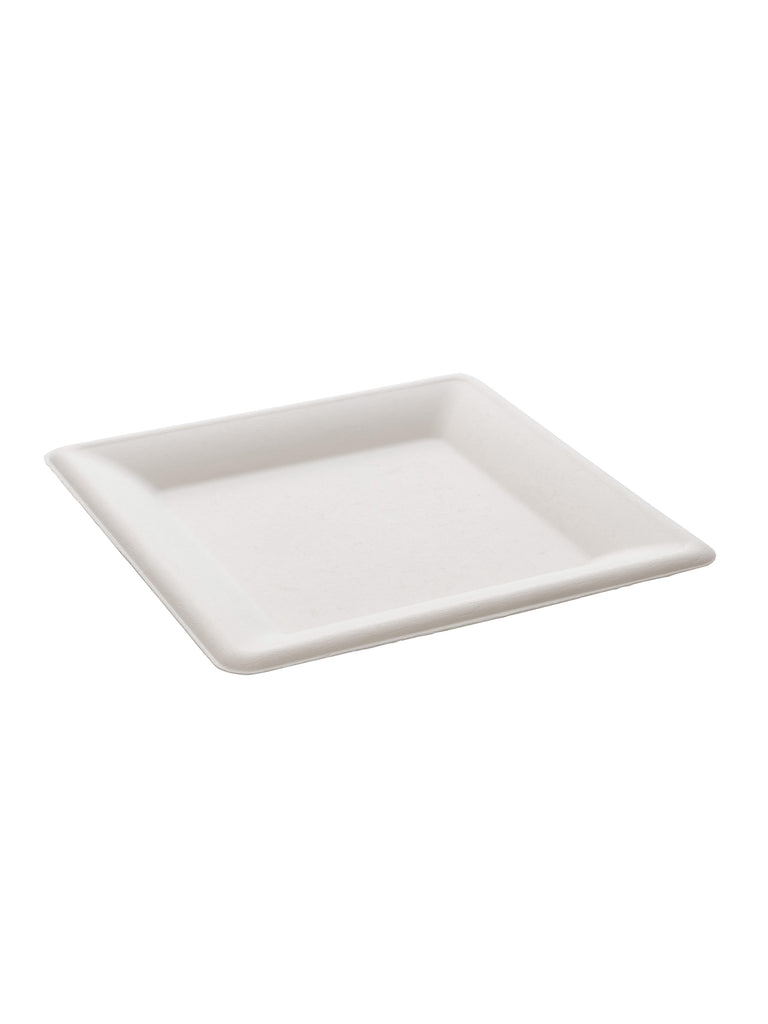 Teller, quadratisch, Bagasse, 260x260mm