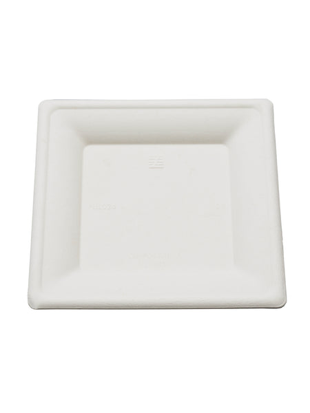 Teller, quadratisch, Bagasse, 150x150mm