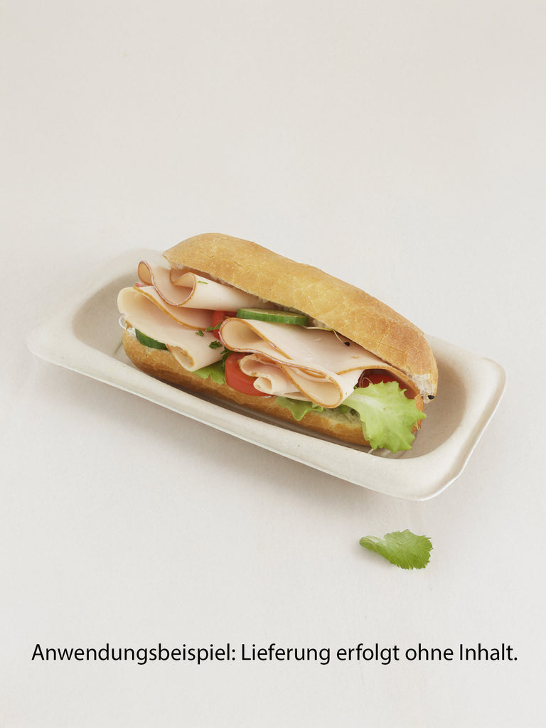 Schale "BePulp Grab&Go", rechteckig, 200x100mm