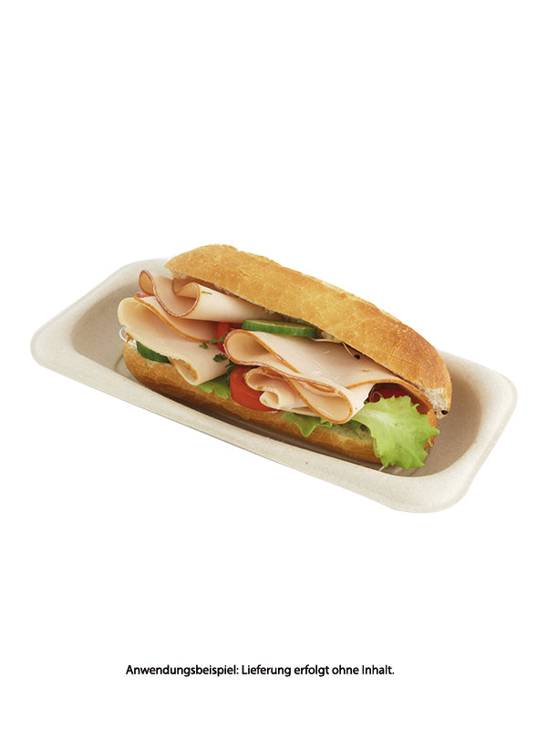 Schale "BePulp Grab&Go", rechteckig, 200x100mm