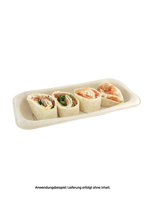 Schale "BePulp Grab&Go", rechteckig, 200x100mm