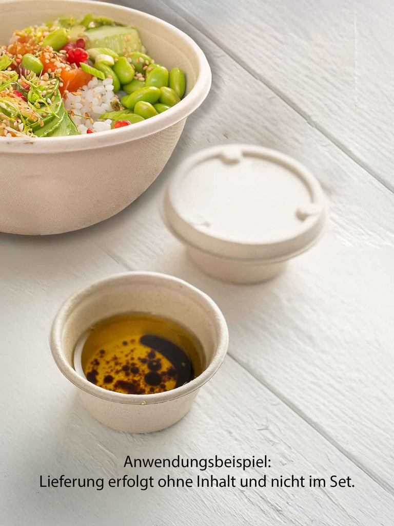 Dressingbecher "BePulp", rund, 50ml (2oz)
