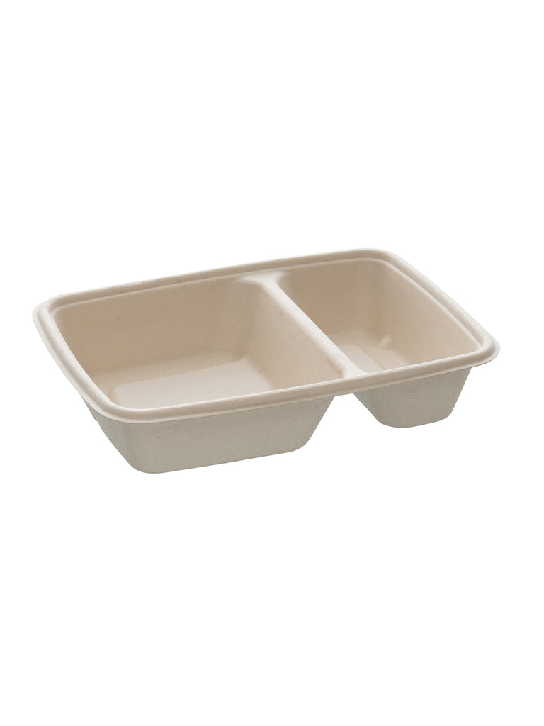 Menüschale "BePulp", zweigeteilt, 550/250ml