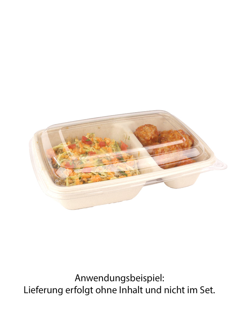 Menüschale "BePulp", zweigeteilt, 550/250ml