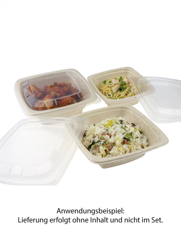 Menüschale "BePulp", quadratisch, 500ml