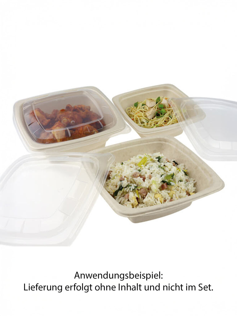 Menüschale "BePulp", quadratisch, 1000ml