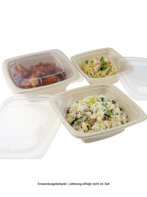 Menüschale "BePulp", quadratisch, 1000ml