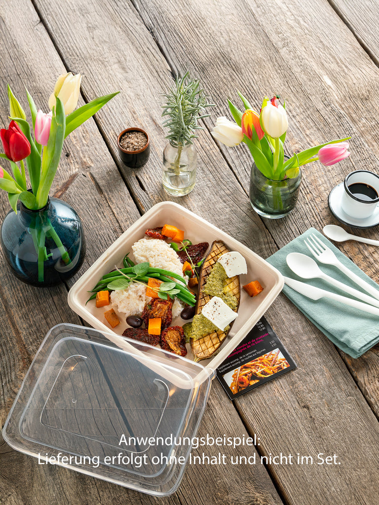 Menüschale "BePulp", quadratisch, 1000ml