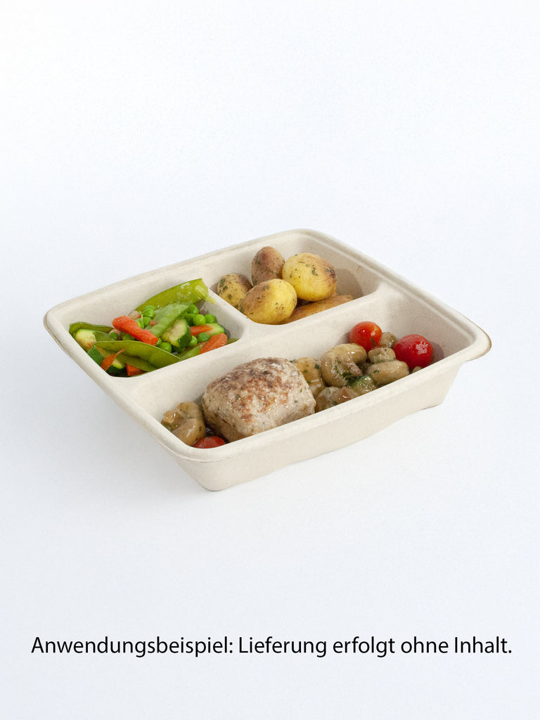 Menüschale "BePulp", dreigeteilt, 500/200/200ml