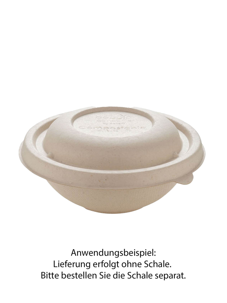 Deckel "BePulp", natur, rund, 140mm