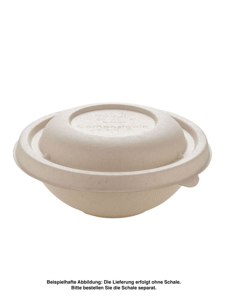 Deckel "BePulp", natur, rund, 140mm