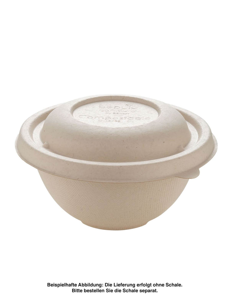 Deckel "BePulp", natur, rund, 140mm